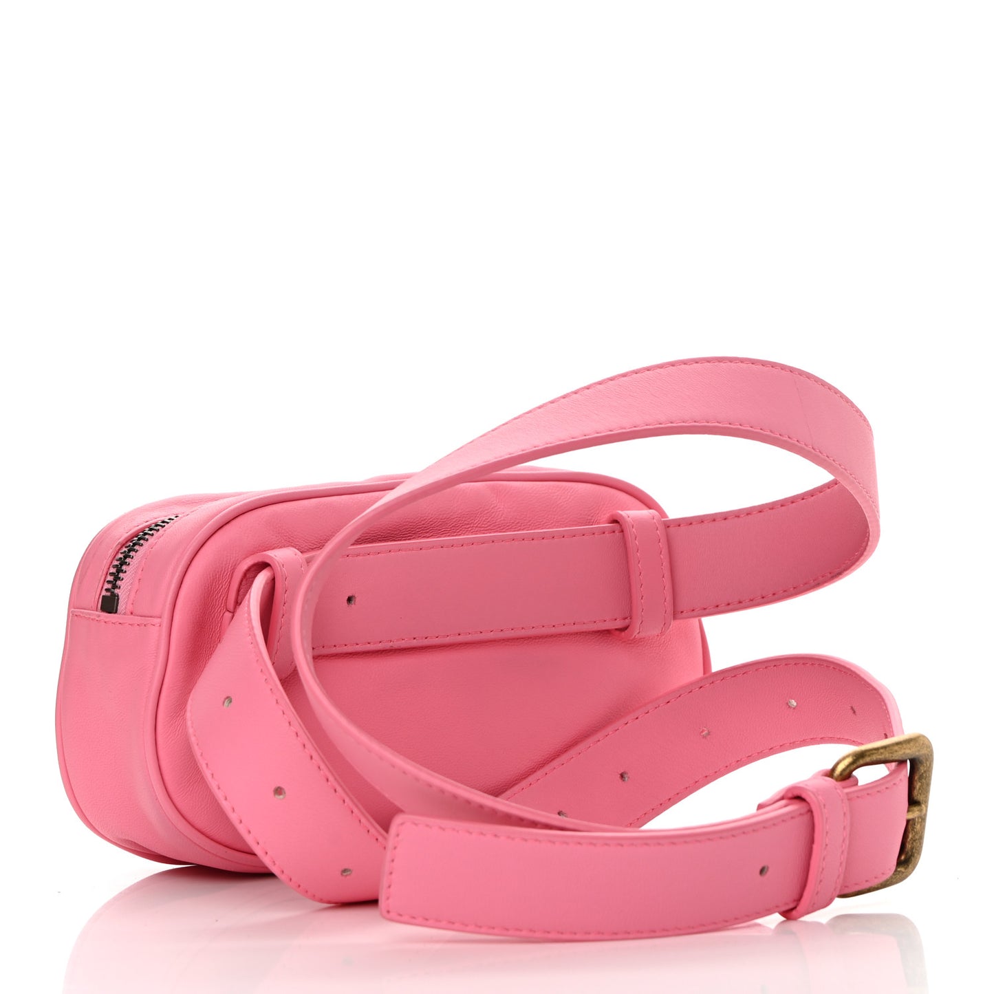 Nappa Intrecciato Belt Bag Pink