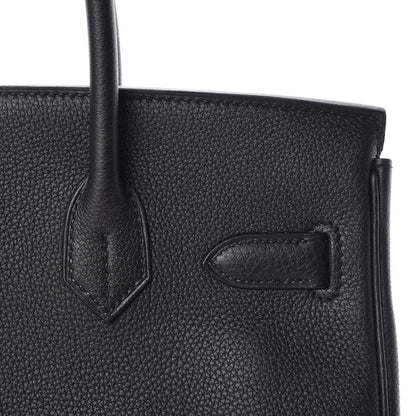 Hermes Togo Birkin 30 Black 10 of 34