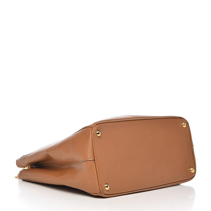 Prada Saffiano Lux Large Galleria Double Zip Tote Caramel 4 of 20