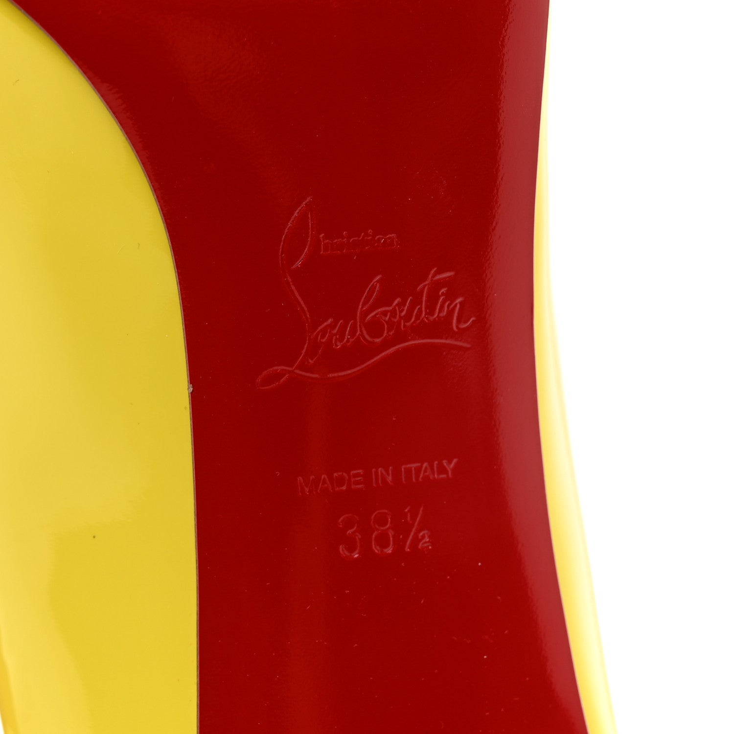 Christian Louboutin Patent Pigalle Follies 100 Pumps 38.5 Sun 6 of 8