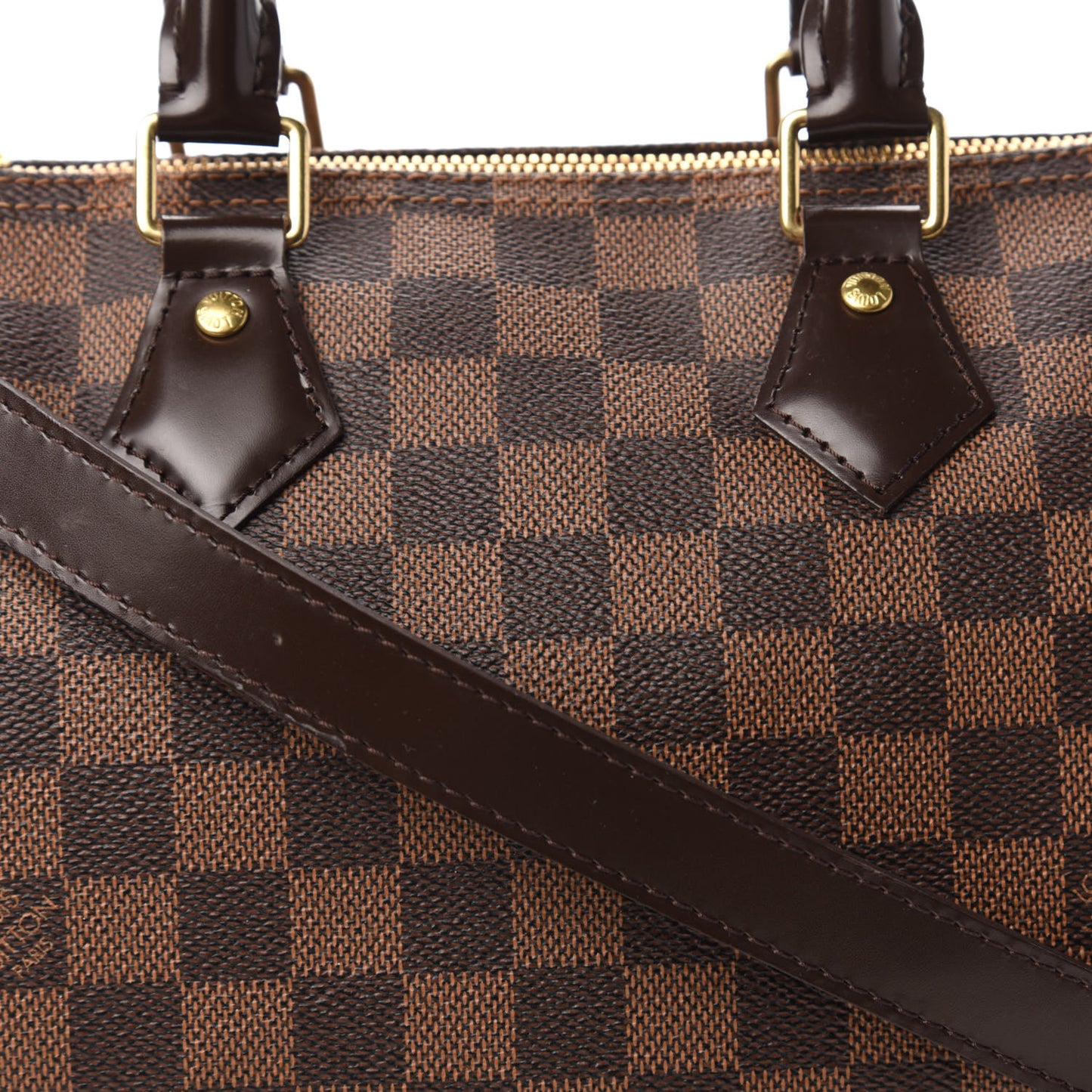 Damier Ebene Speedy Bandouliere 25