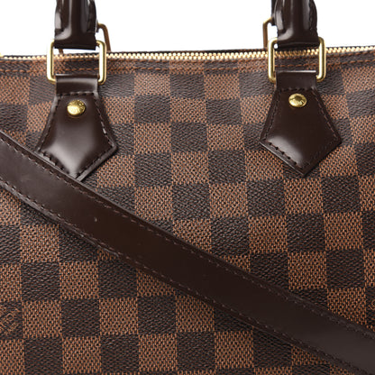 Louis Vuitton Damier Ebene Speedy Bandouliere 25 10 of 10