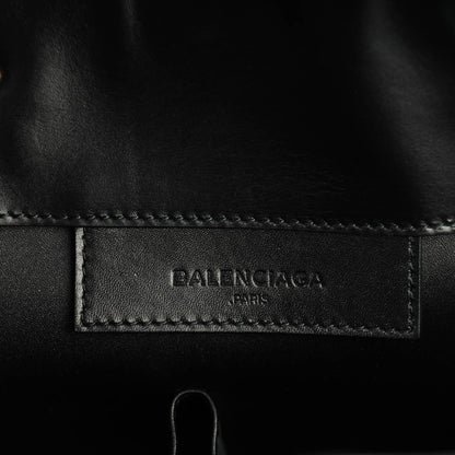Balenciaga Veau Papier Woven A4 Tote Black 6 of 7