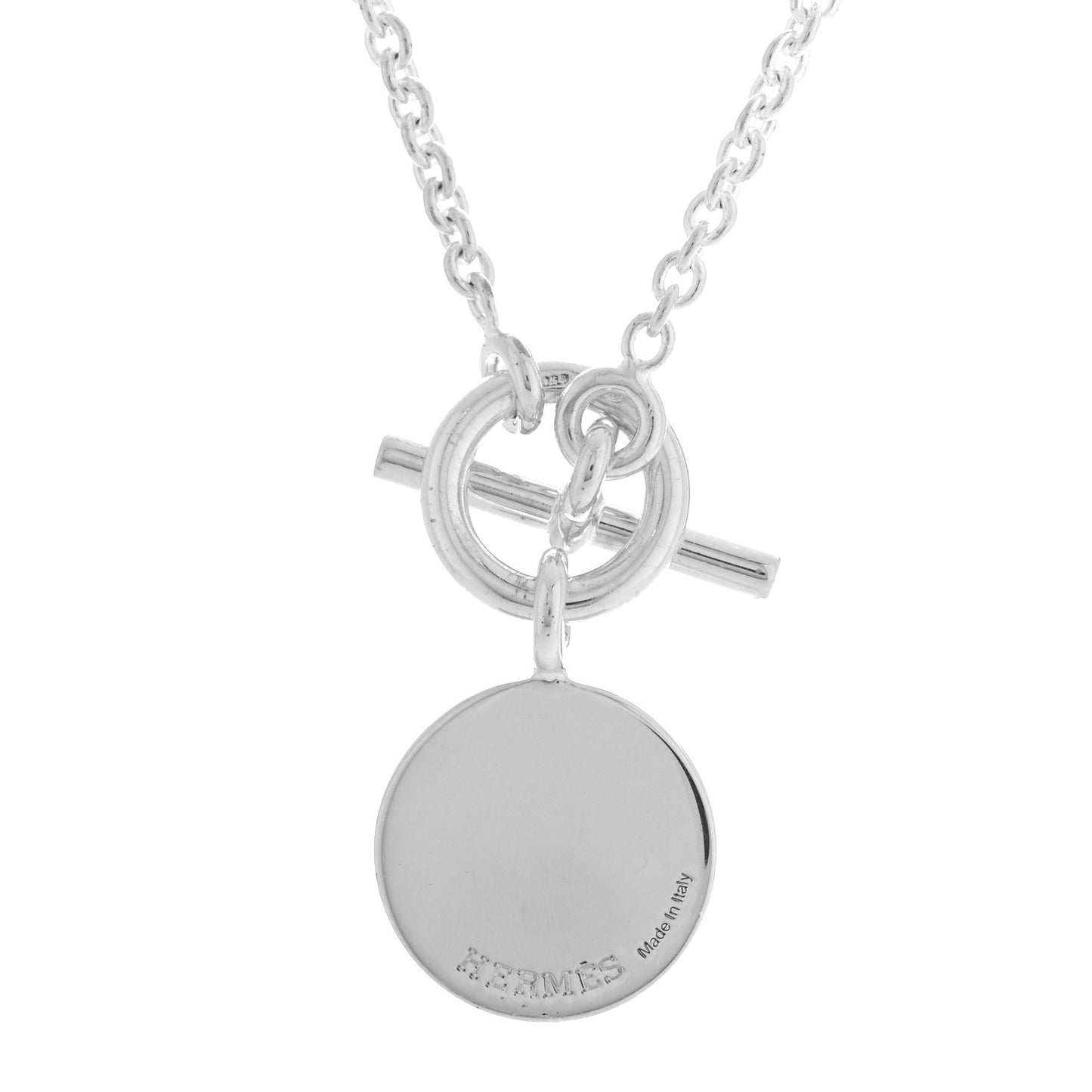 Sterling Silver Amulettes H Confettis Pendant Necklace