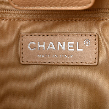 Chanel Calfskin Cerf Executive Shopper Tote Beige Clair 7 of 13