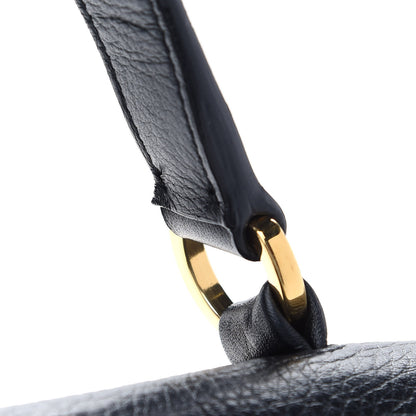 Saint Laurent Calfskin Suede Medium Muse Two Black 11 of 12