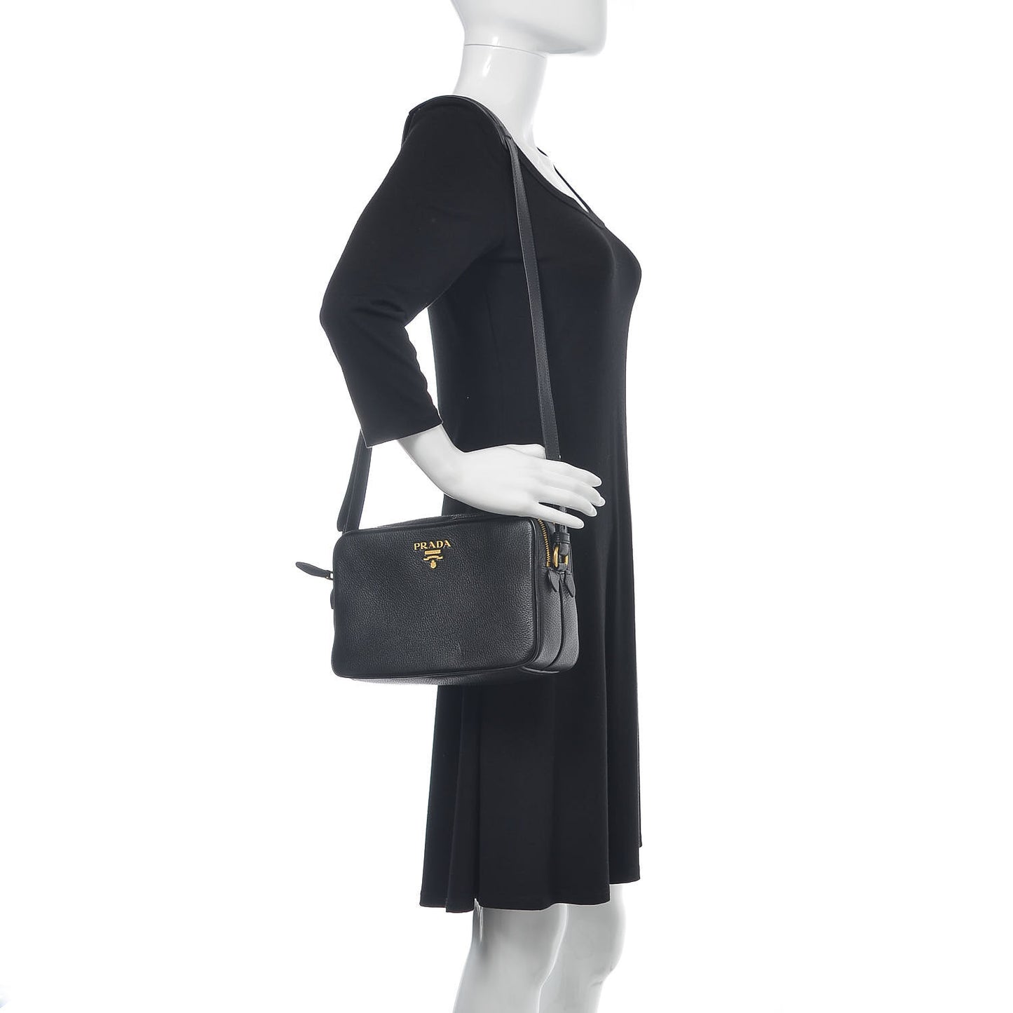 Vitello Phenix Camera Bag Black