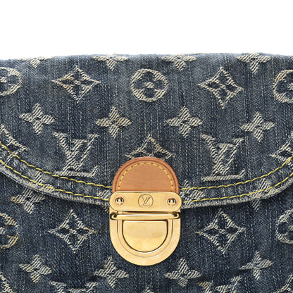 Louis Vuitton Monogram Denim Mini Pleaty Blue 7 of 10