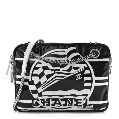 Chanel Vinyl Small La Pausa Camera Case Black 1 of 11