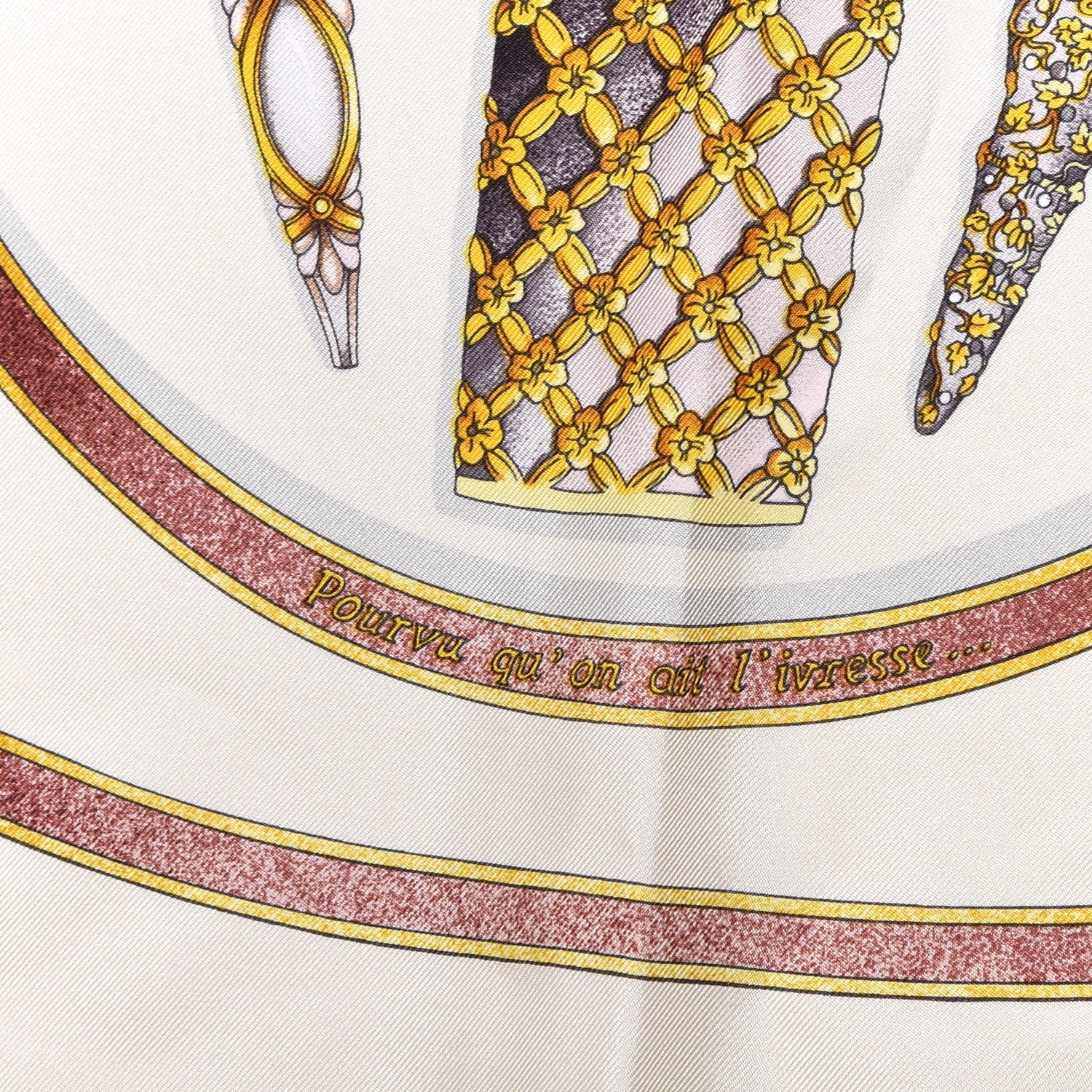 Hermes Silk Qu' Importe Le Flacon Scarf 90 3 of 6