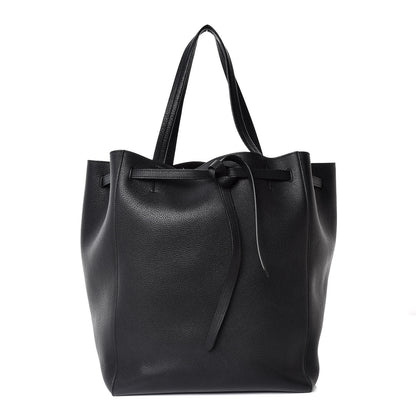 Celine Soft Grained Calfskin Medium Belt Cabas Phantom Black 1 of 6