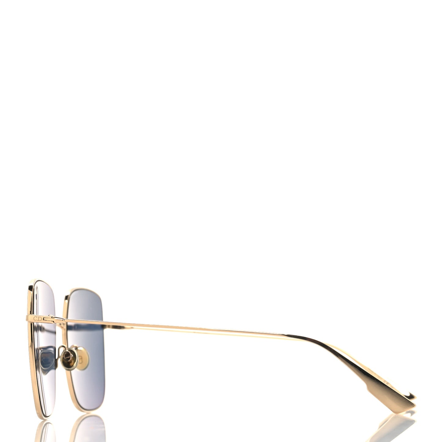Metal Stellaire 1 Square Sunglasses Gold