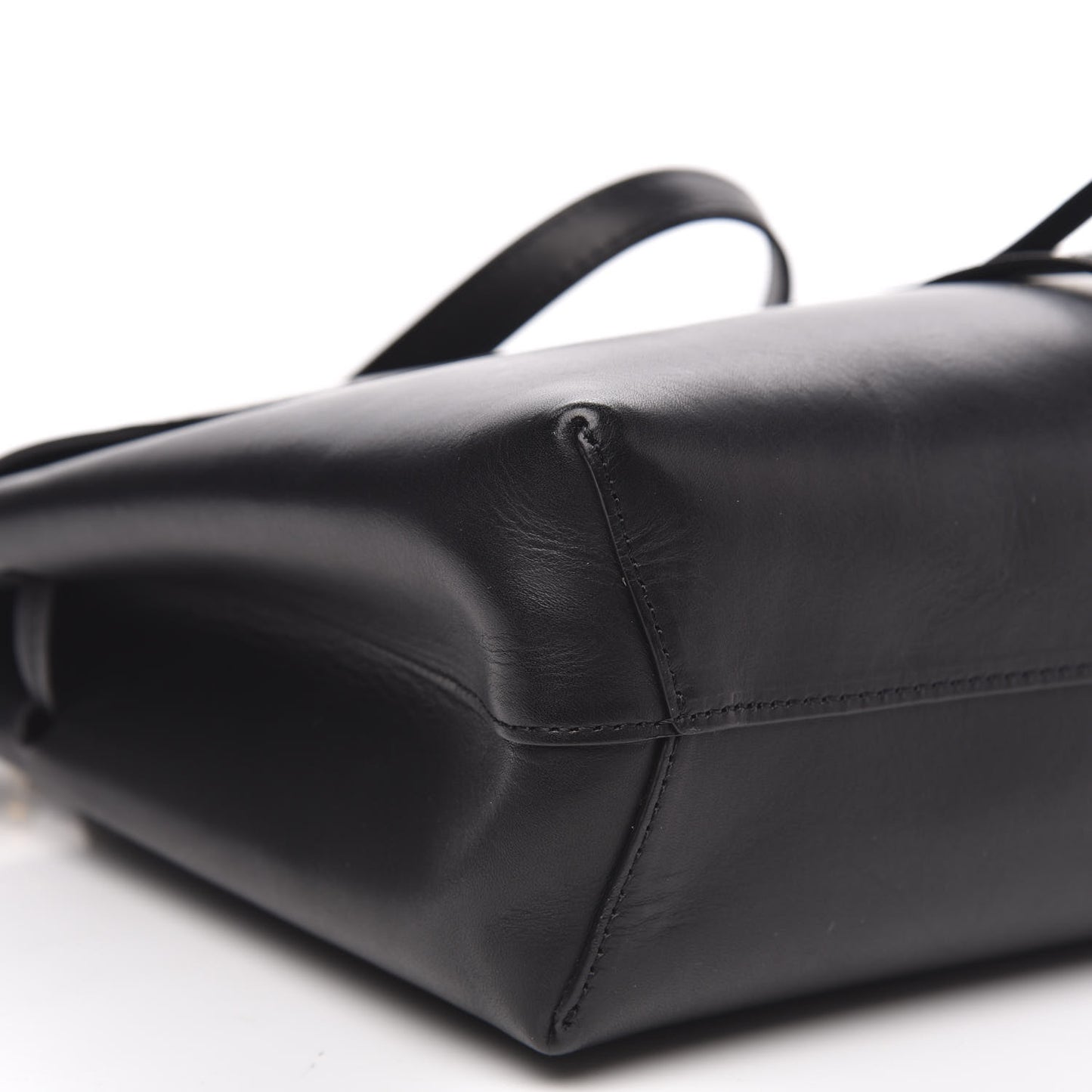 Calfskin Mini Lady Bag Black Flamma