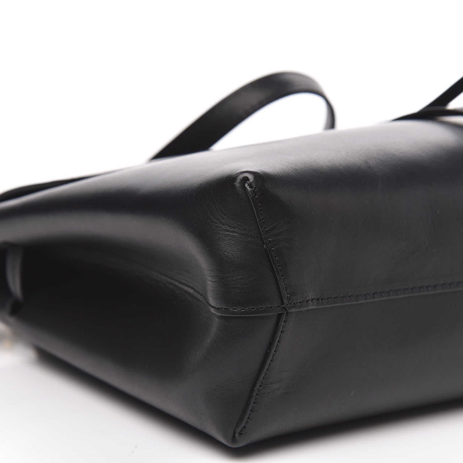 Mansur Gavriel Calfskin Mini Lady Bag Black Flamma 8 of 13