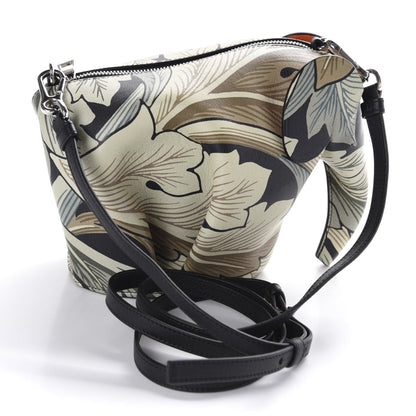 Loewe Calfskin Printed Mini Elephant Crossbody Bag Green 3 of 9