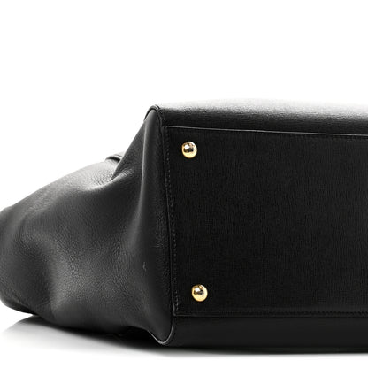 Fendi Vitello Elite Large 2Jours Tote Black 9 of 10