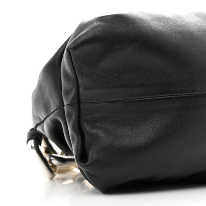 Bottega Veneta Calfskin The Pouch Chain Black 9 of 10