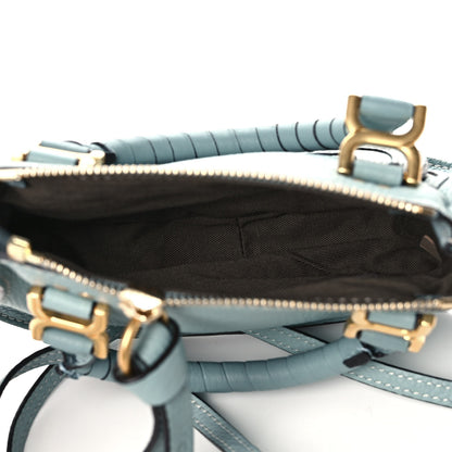Chloe Calfskin Mini Marcie Satchel Mint Blue 5 of 17