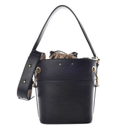 Chloe Smooth Calfskin Small Roy Bucket Bag Black 1 of 11