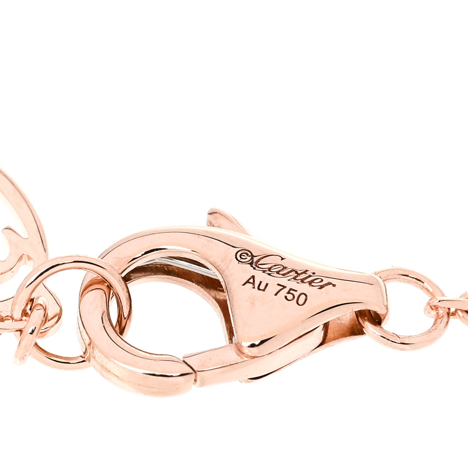 Cartier 18K Pink Gold Diamond XS D'Amour Bracelet 4 of 4