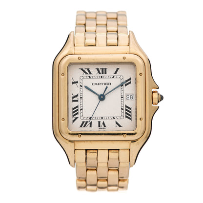 Cartier 18K Yellow Gold 27mm Panthere Quartz Watch 1 of 5