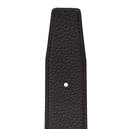 Hermes Box Togo 32mm H Belt 90 Black Chocolate 4 of 10