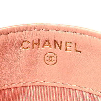 Chanel Caviar Quilted Boy Card Holder Light Pink 6 of 10