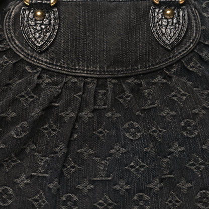 Louis Vuitton Denim Neo Cabby MM Black 7 of 9