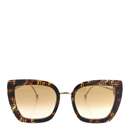 Fendi Acetate Metal F is Fendi FF Square Cat Eye Sunglasses FF 0424/F/S Havana 2 of 7