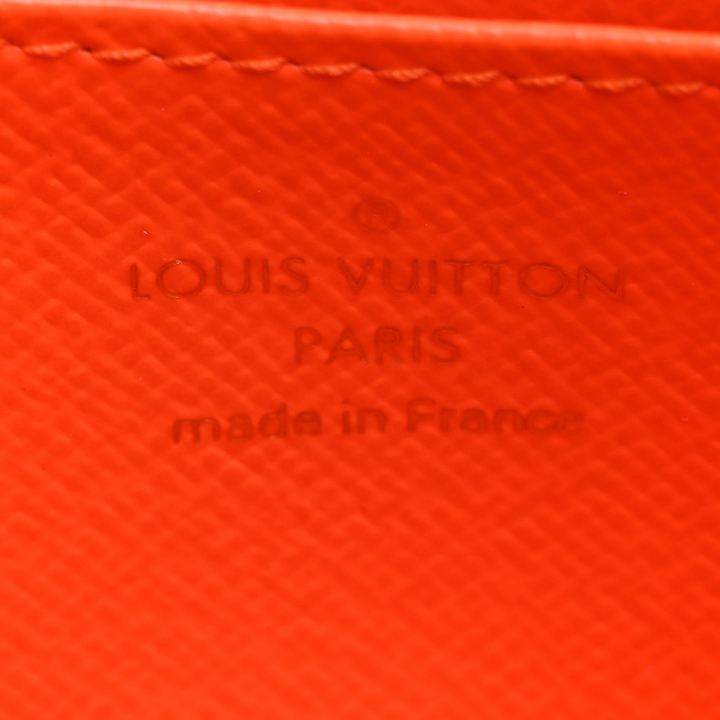 Monogram Graffiti Zippy Coin Purse Orange