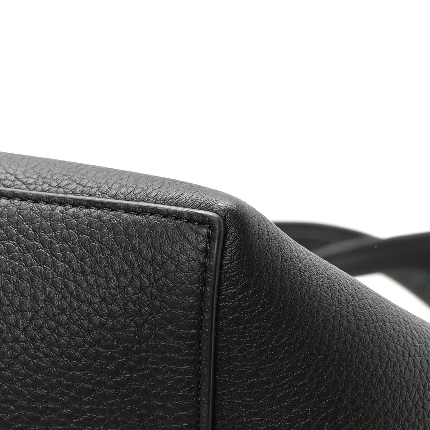 The Row Grained Calfskin Park Tote Three Black 11 of 11
