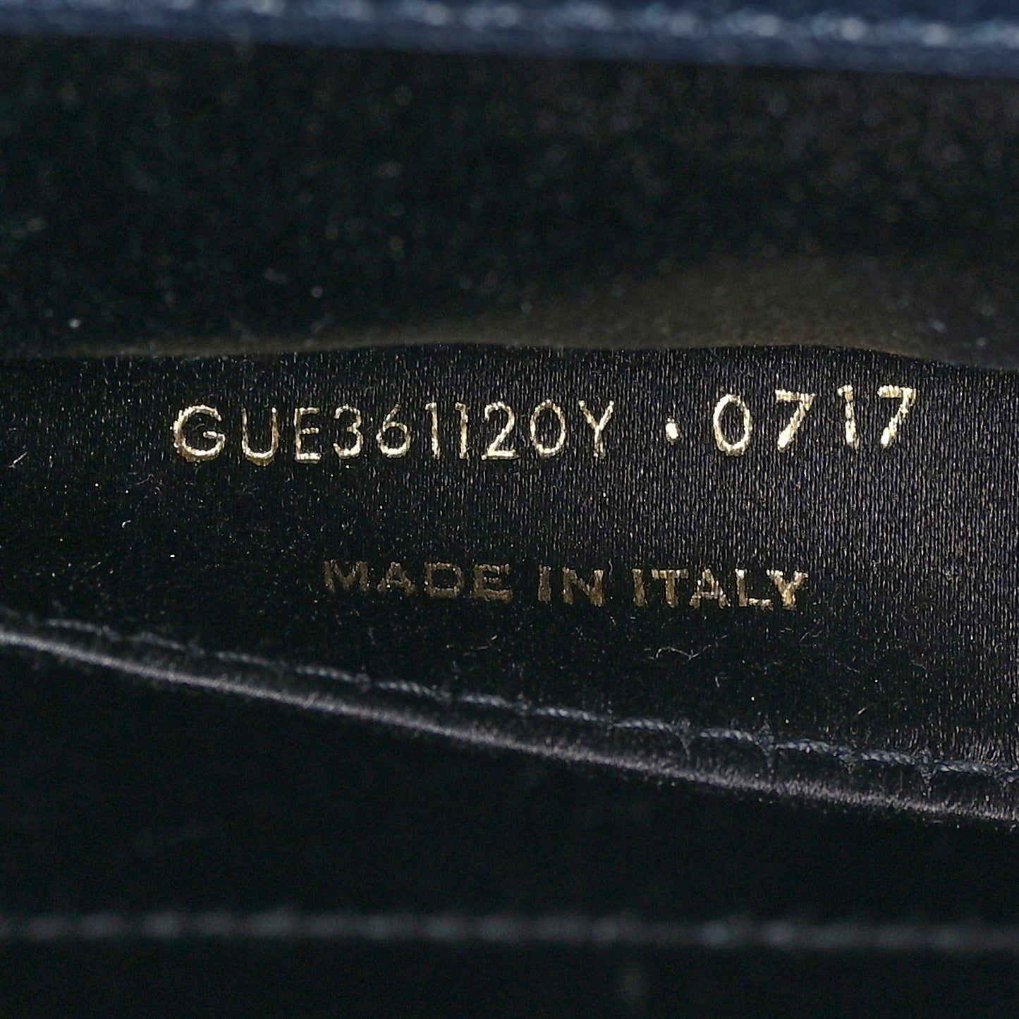 Calfskin Monogram Large Belle De Jour Clutch Navy