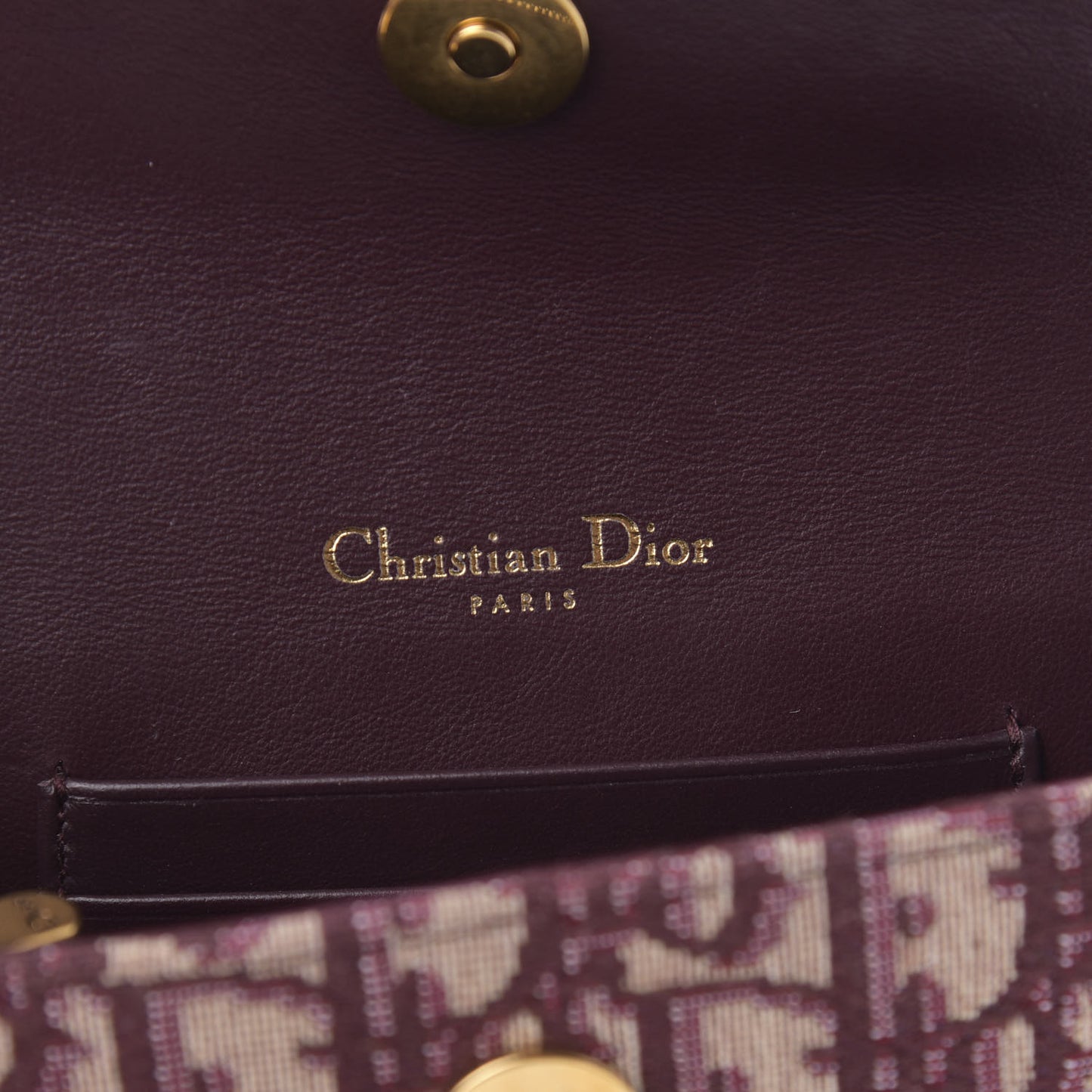 Oblique Saddle Belt Bag Bordeaux