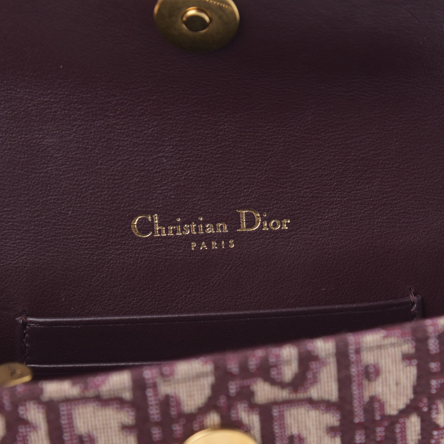 Christian Dior Oblique Saddle Belt Bag Bordeaux 6 of 11