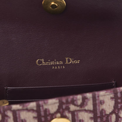 Christian Dior Oblique Saddle Belt Bag Bordeaux 6 of 11