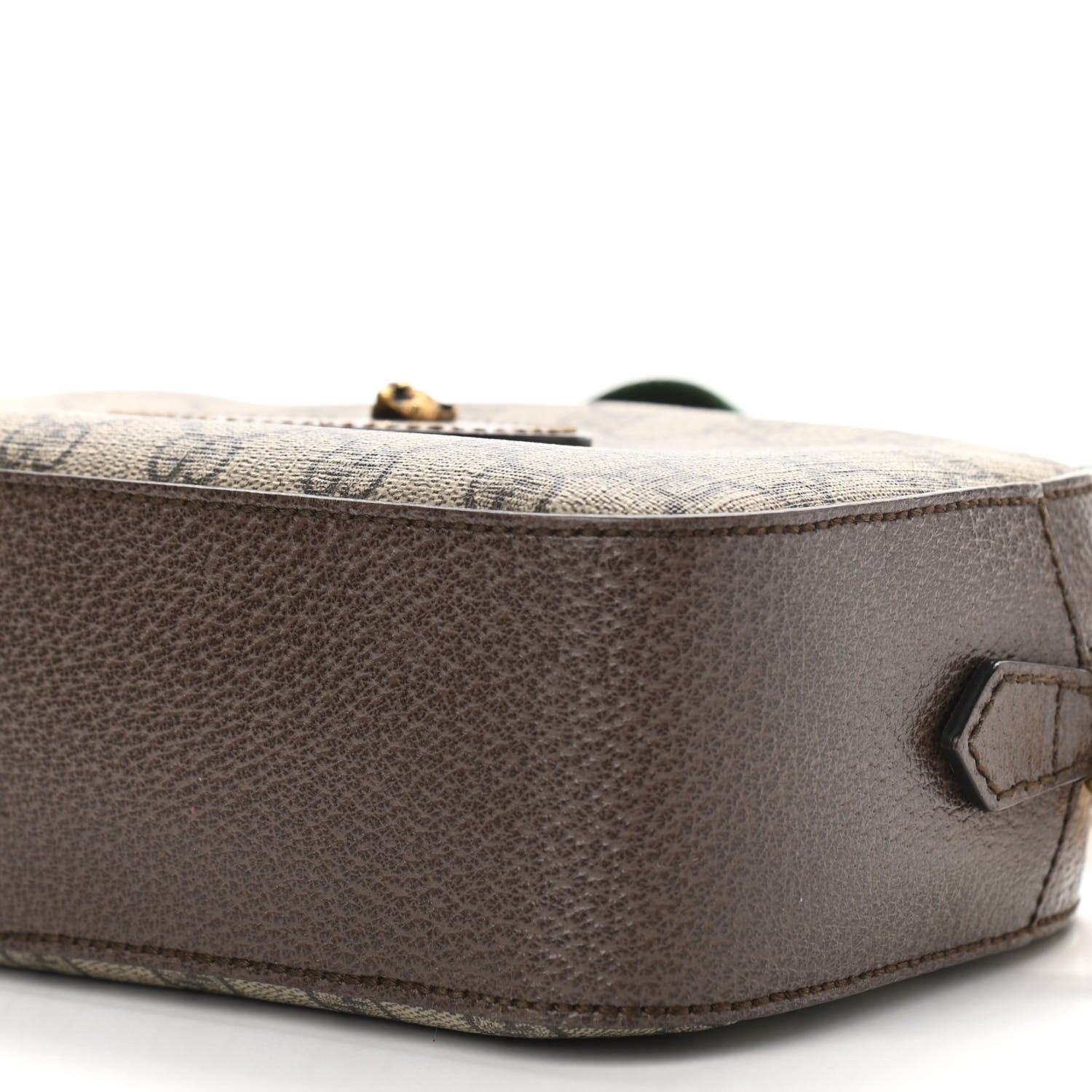 Gucci GG Supreme Monogram Web Neo Vintage Shoulder Bag Beige New Acero Crop 10 of 11