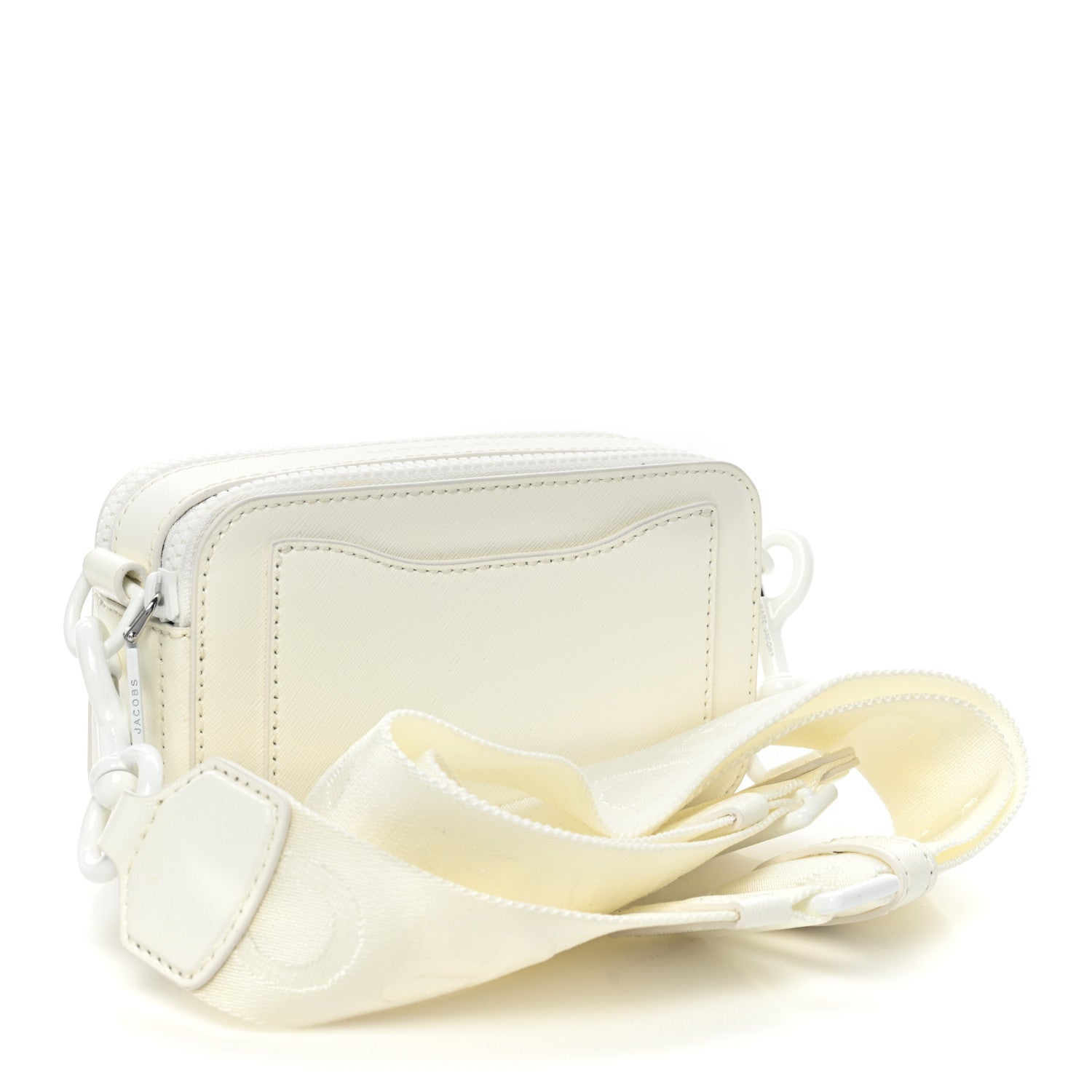 Marc Jacobs Saffiano Small Snapshot Camera Bag White 2 of 8