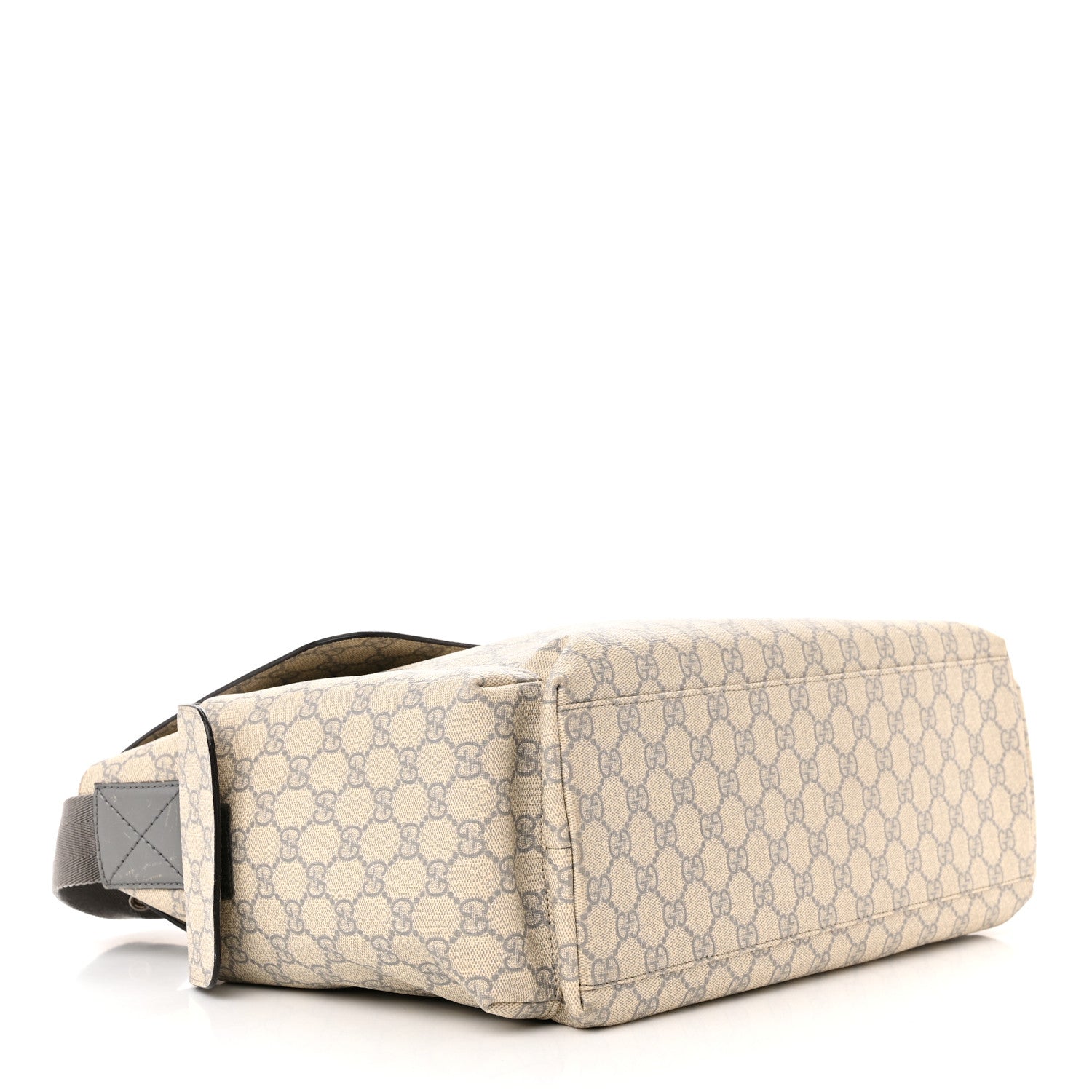 Gucci GG Plus Monogram Messenger Diaper Bag Ecru Grigio 5 of 13