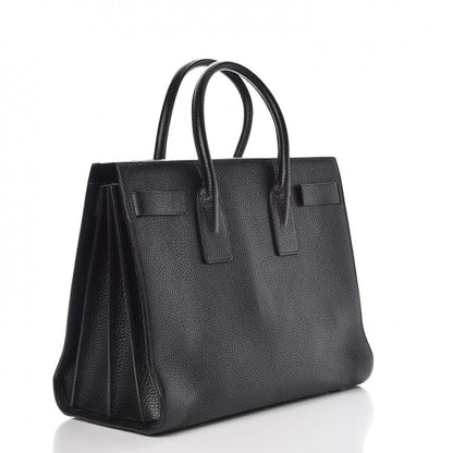 Saint Laurent Grained Calfskin Large Sac De Jour Carryall Black 3 of 19