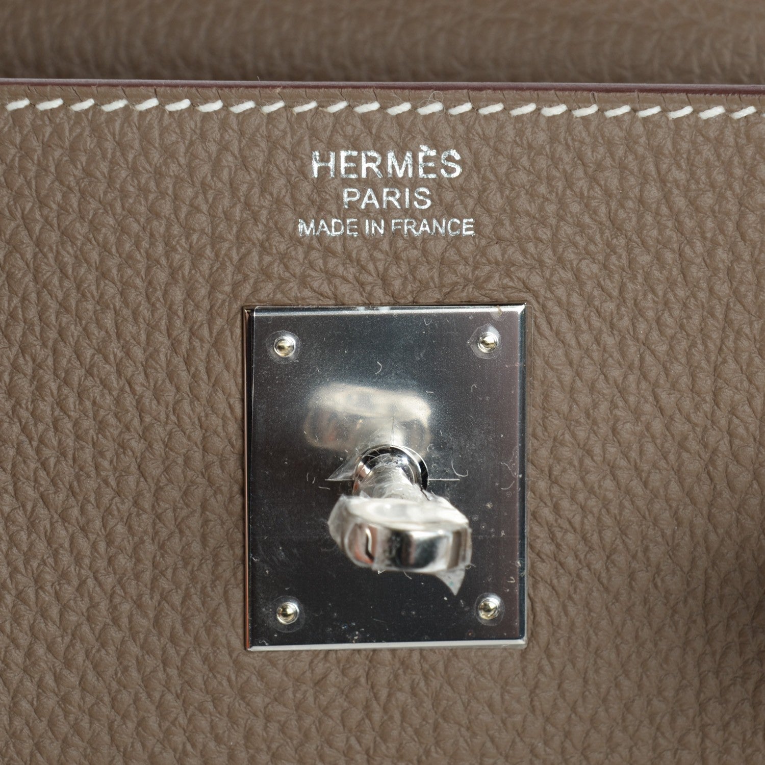 Hermes Togo Kelly Retourne 32 Etoupe 3 of 27