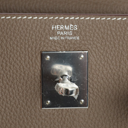 Hermes Togo Kelly Retourne 32 Etoupe 3 of 27