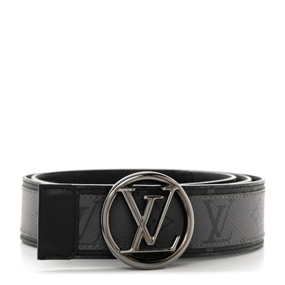Louis Vuitton Calfskin Reverse Monogram Eclipse 40 mm LV Circle Belt 95 38 1 of 7