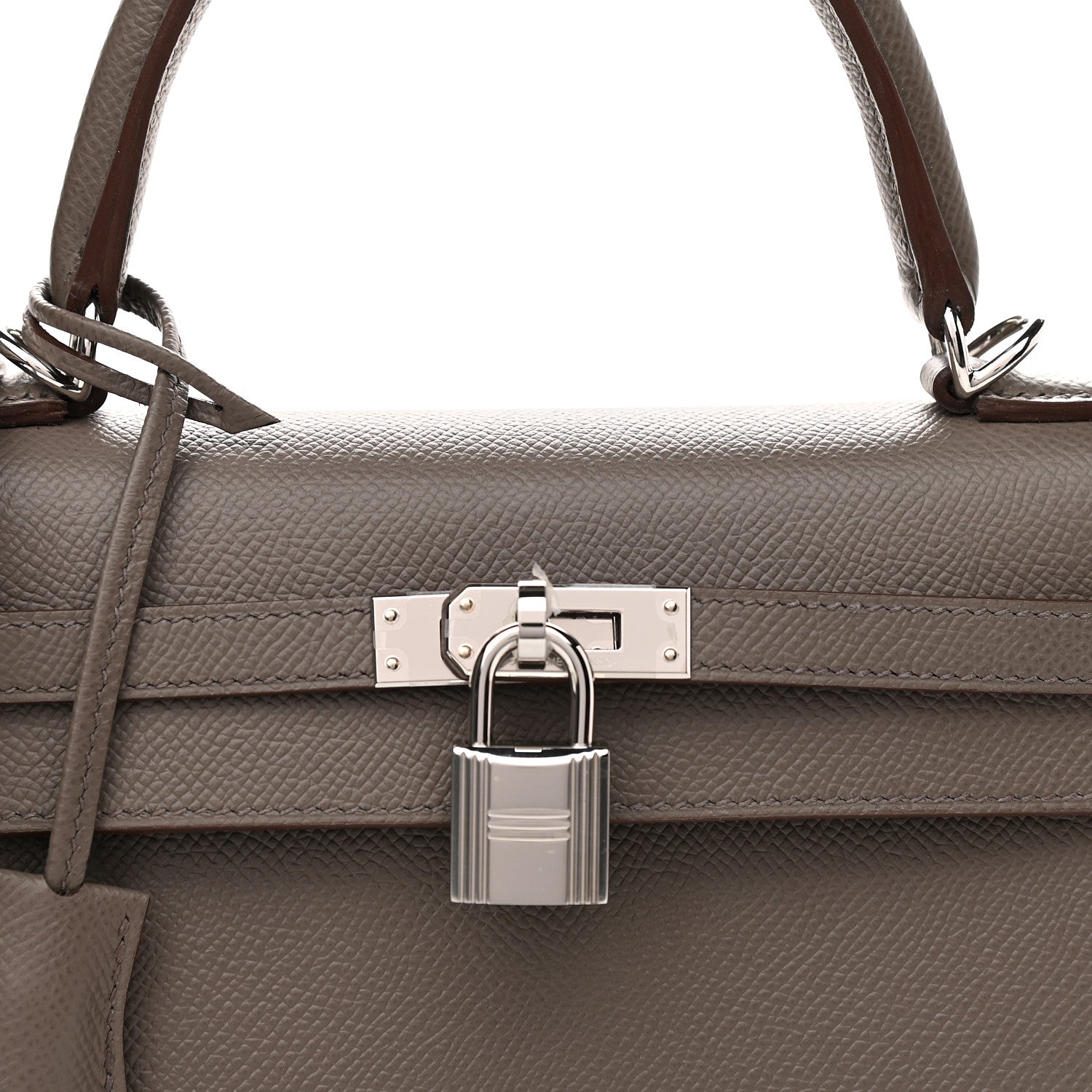 Hermes Epsom Kelly Sellier 25 Etain 5 of 10