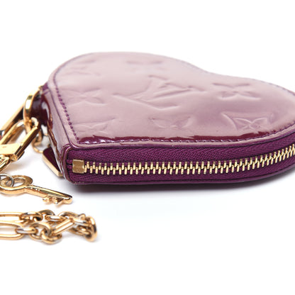 Louis Vuitton Vernis Heart Coin Purse Violet 6 of 15