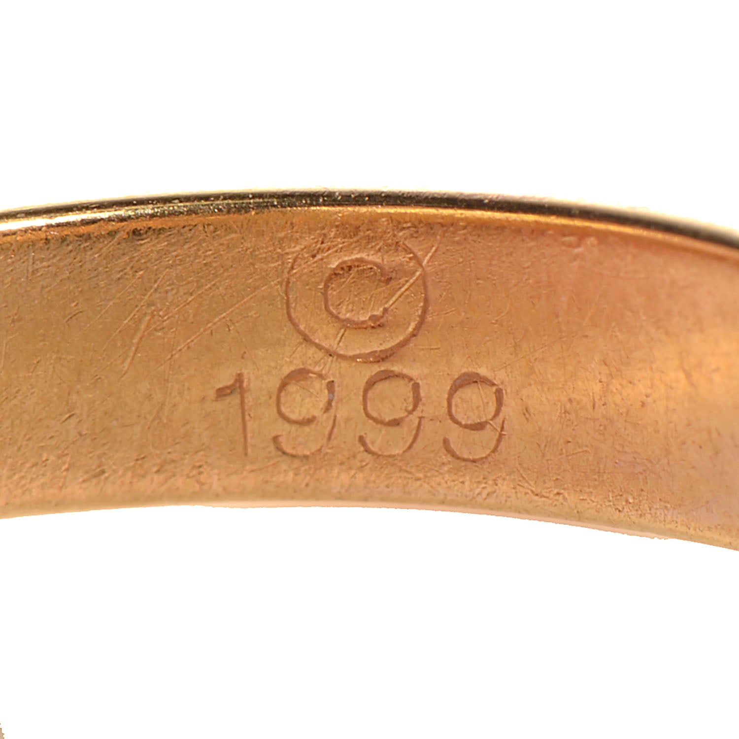 Cartier 18k Yellow Gold Diamond Trinity Rolling Ring 49 5 4 of 7