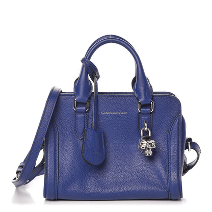 Alexander McQueen Pebbled Calfskin Mini Padlock Tote Ultramarine 1 of 8