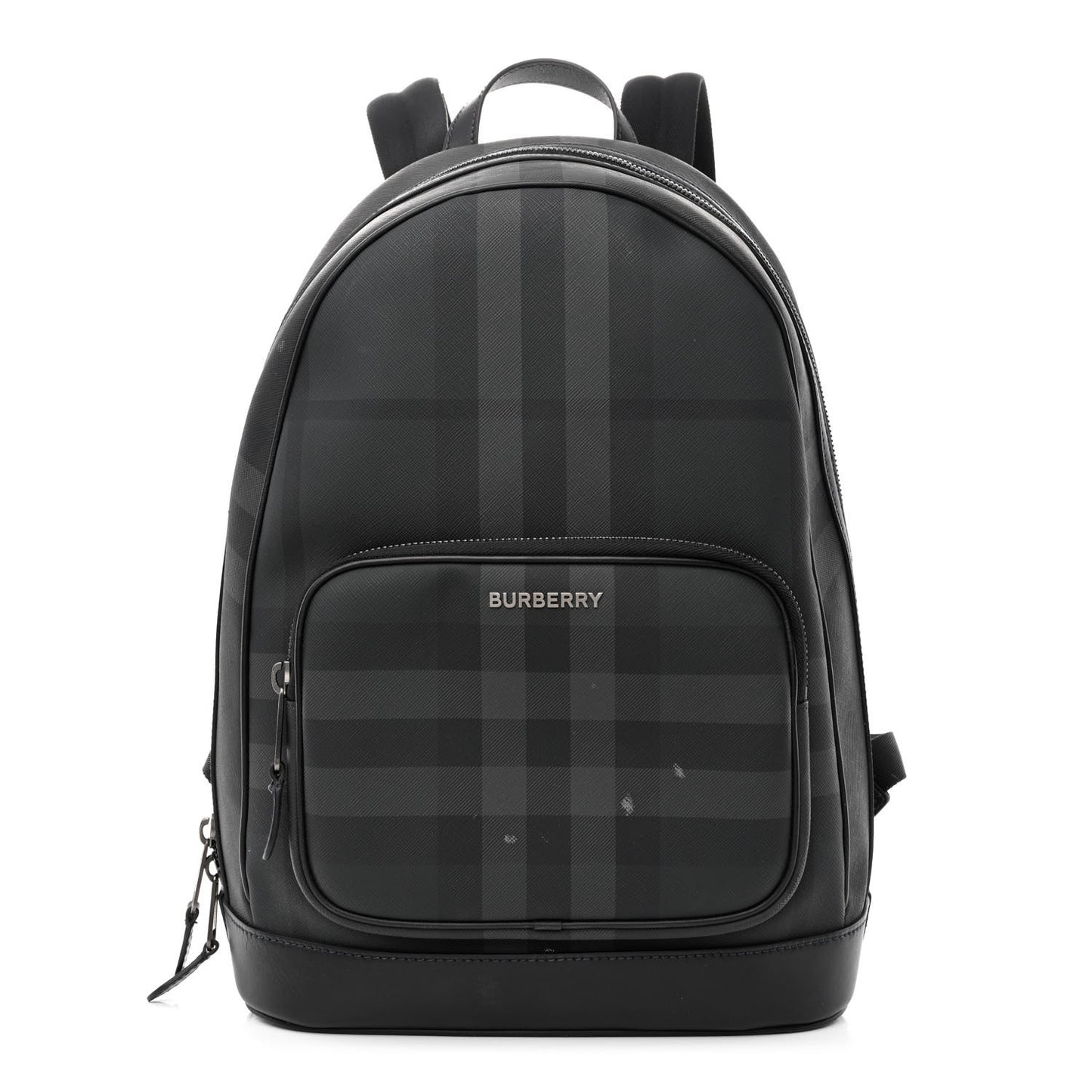 London Check Logo Rocco Backpack Charcoal