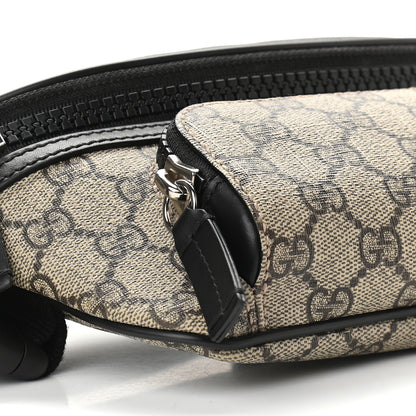 Gucci GG Supreme Monogram Belt Bag Black 8 of 9