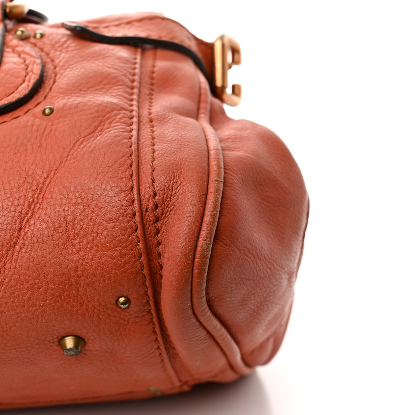 Calfskin Medium Paddington Satchel Whiskey