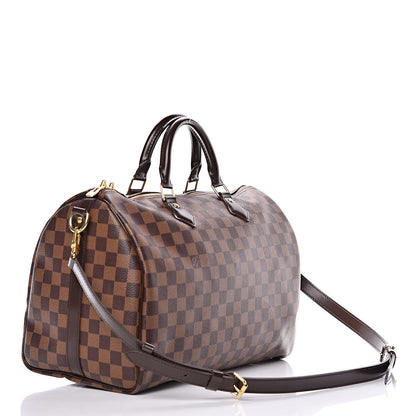 Louis Vuitton Damier Ebene Speedy Bandouliere 35 3 of 10
